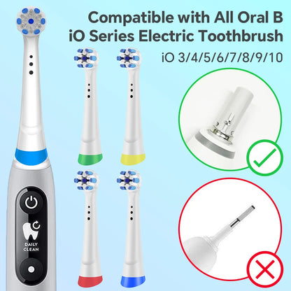 Oral-B iO Compatible Replacement Brush Heads | iO Series 2, 3, 4, 5, 6, 7, 8, 9 & 10